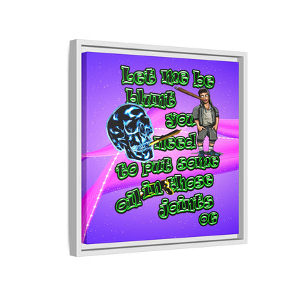 og - framed canvas art (purple-pink wave)