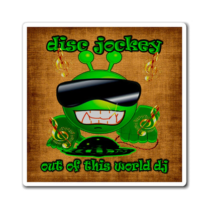 disc jockey - Magnets - (brown papyrus)