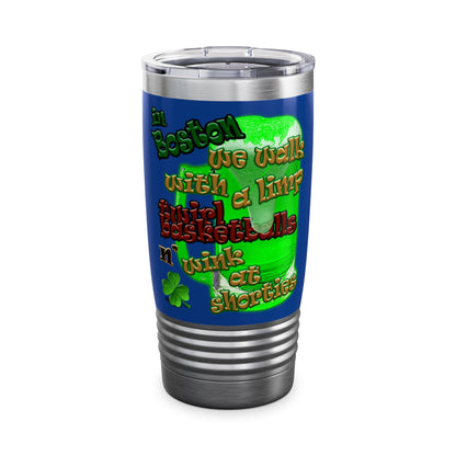 celtics logo - Ringneck Tumbler, 20oz (dark blue)