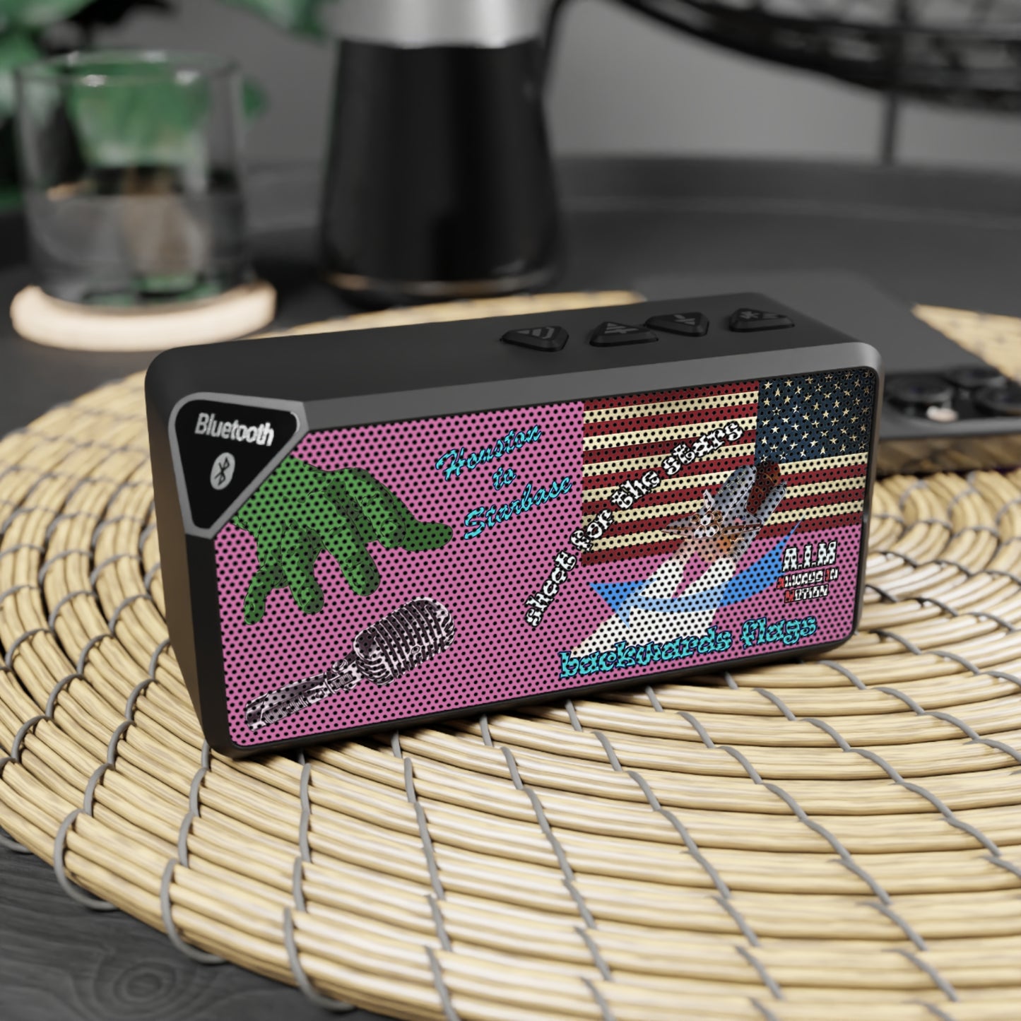 shoot for the stars - Jabba Bluetooth Speaker (light pink)