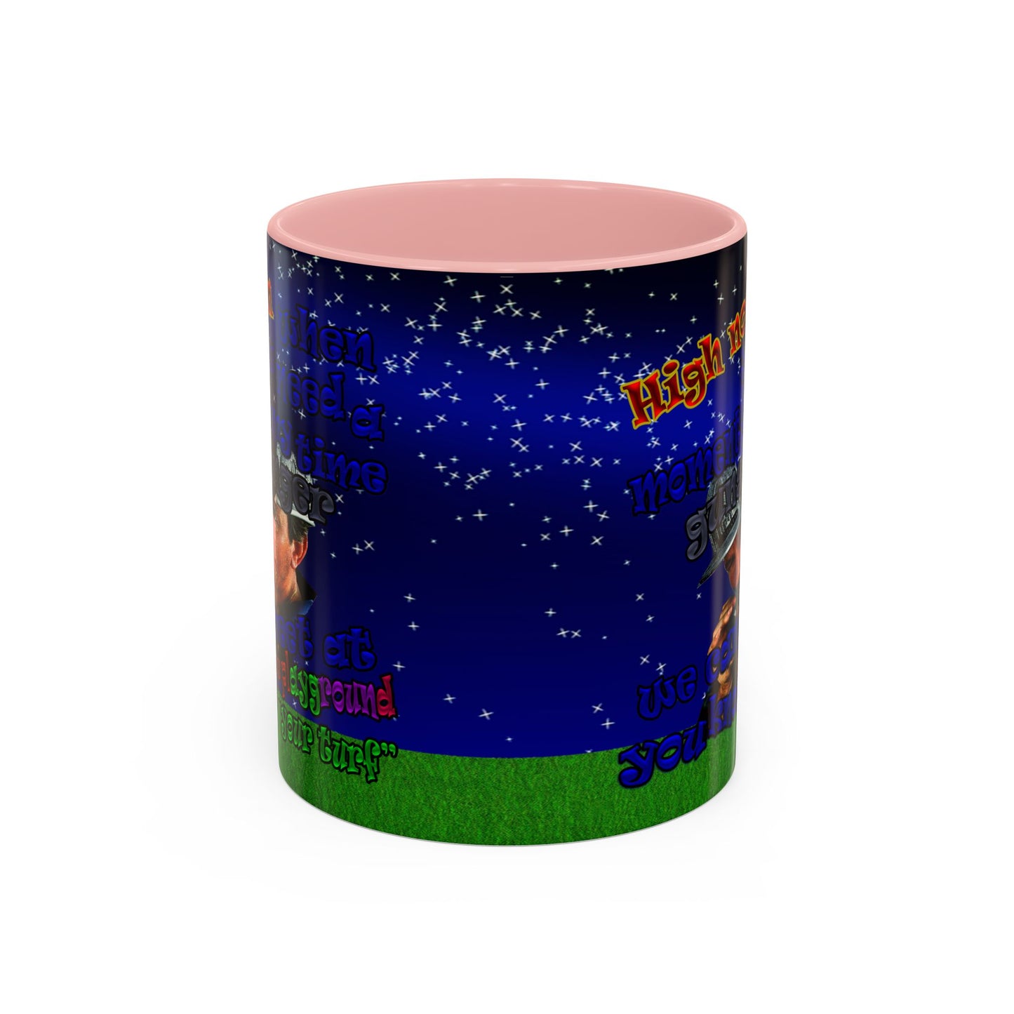 high noon - Accent Mug ('snoops' background)