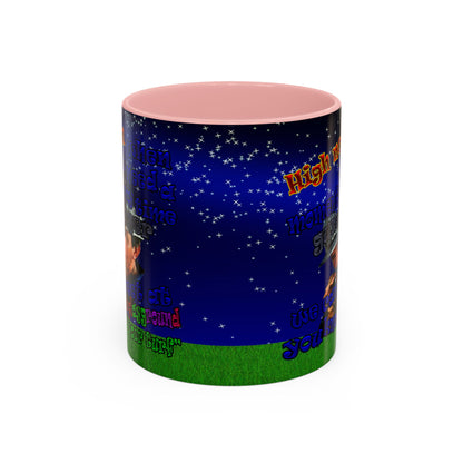 high noon - Accent Mug ('snoops' background)