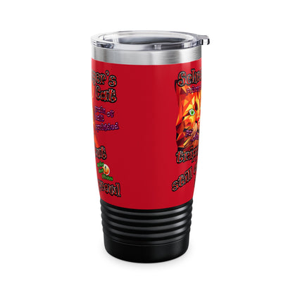 schrodinger's cat - Ringneck Tumbler, 20oz (dark red)