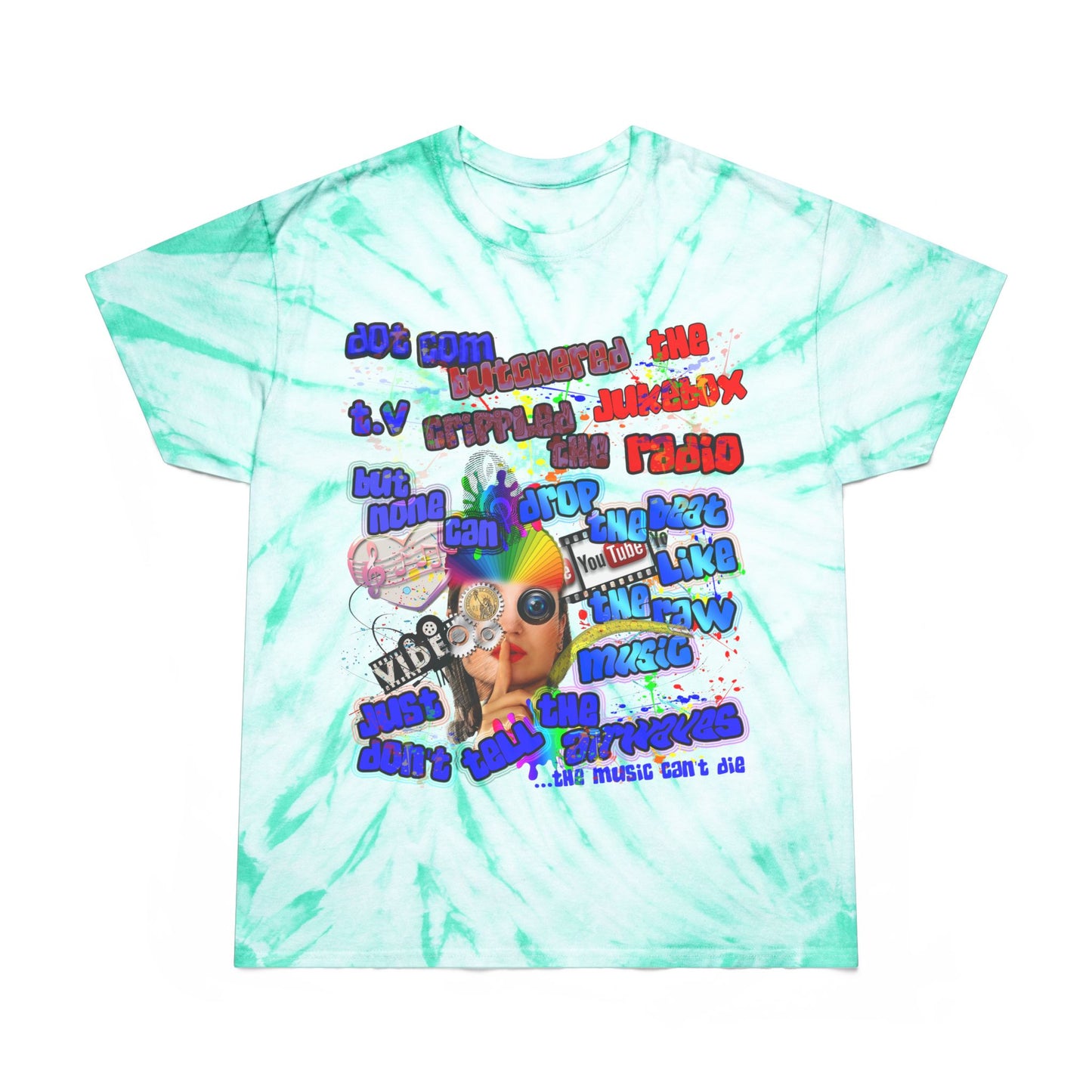 drop the beat - Tie-Dye Tee, Cyclone