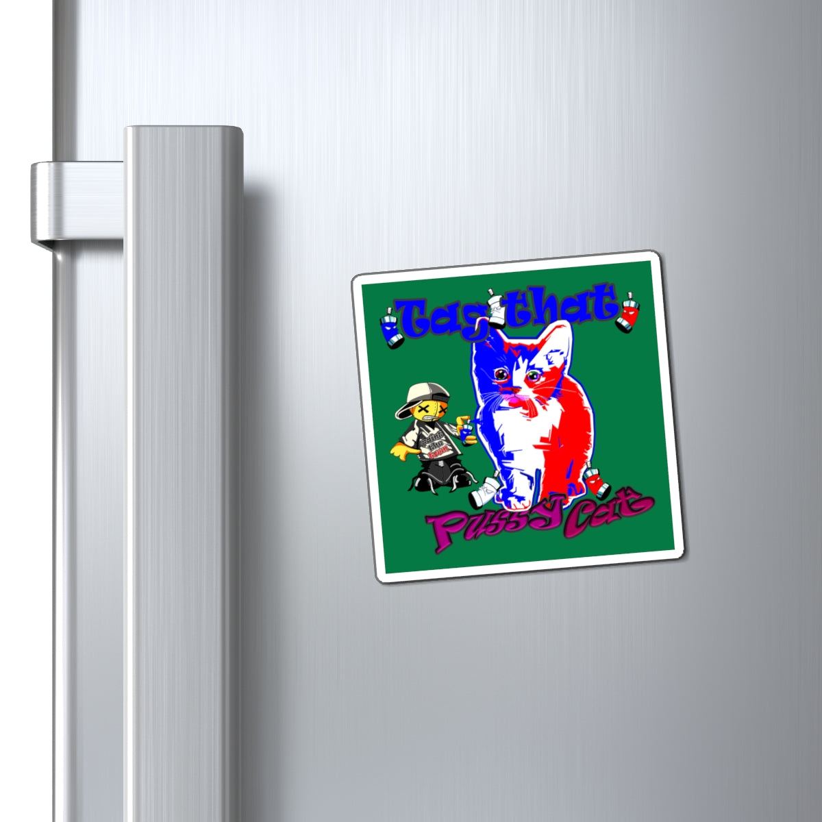 tag that - Magnets - (dark green)