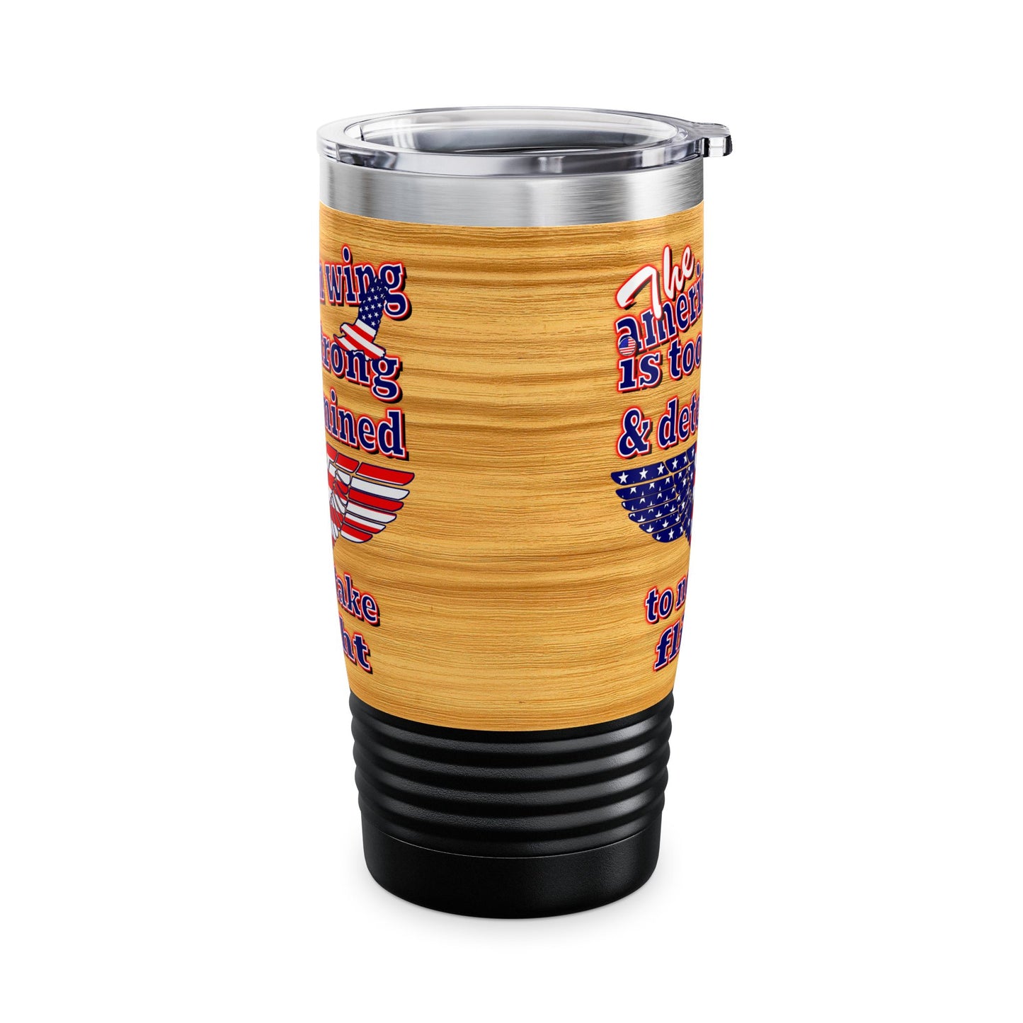 american wing - Ringneck Tumbler, 20oz (butterscotch wood finish)