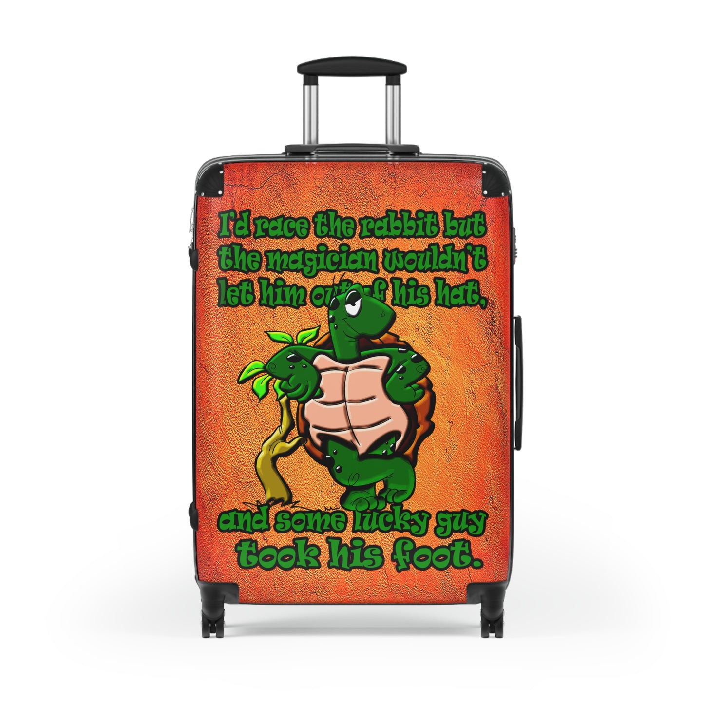 turtle race - Suitcase (burnt orange)
