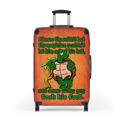 turtle race - Suitcase (burnt orange)