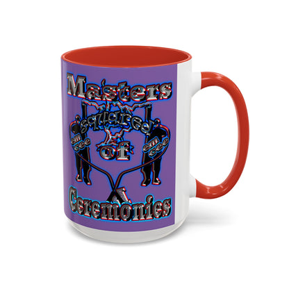em cee squared - Accent Mug (light purple)