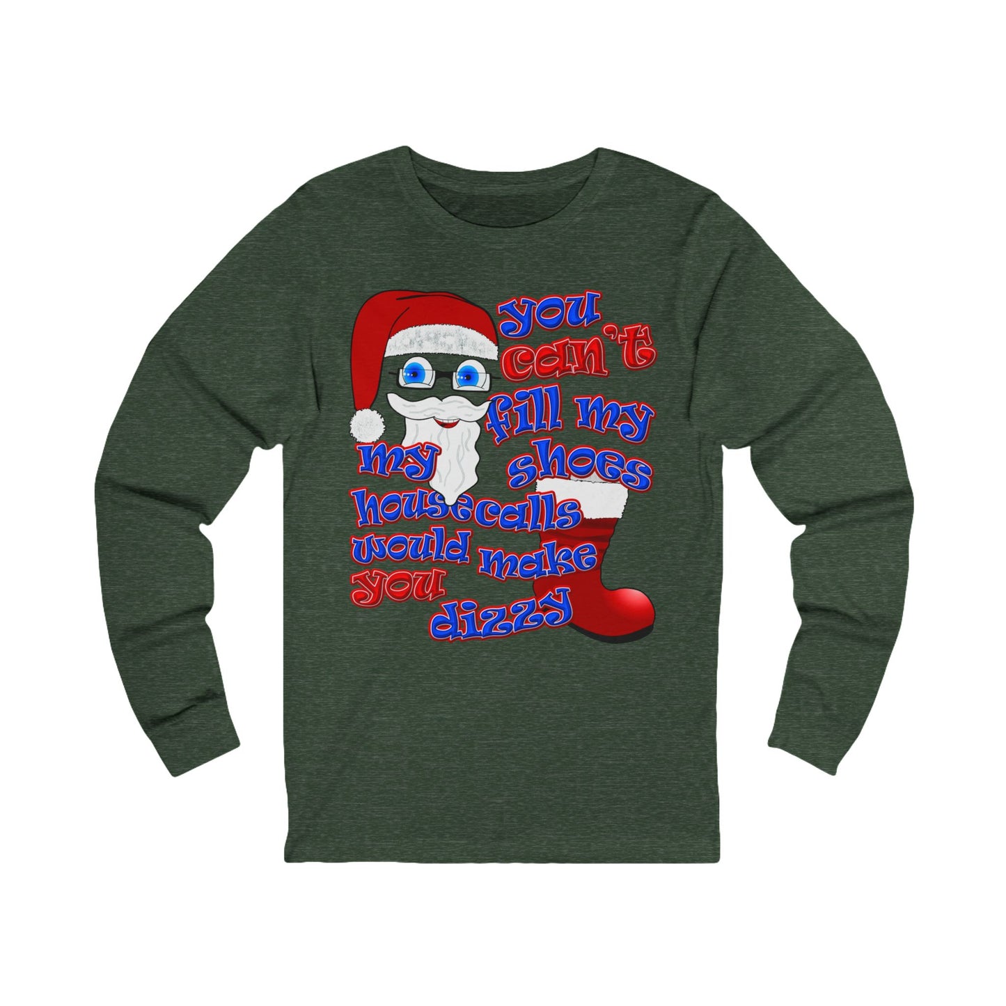 santa's shoes - Unisex Jersey Long Sleeve Tee