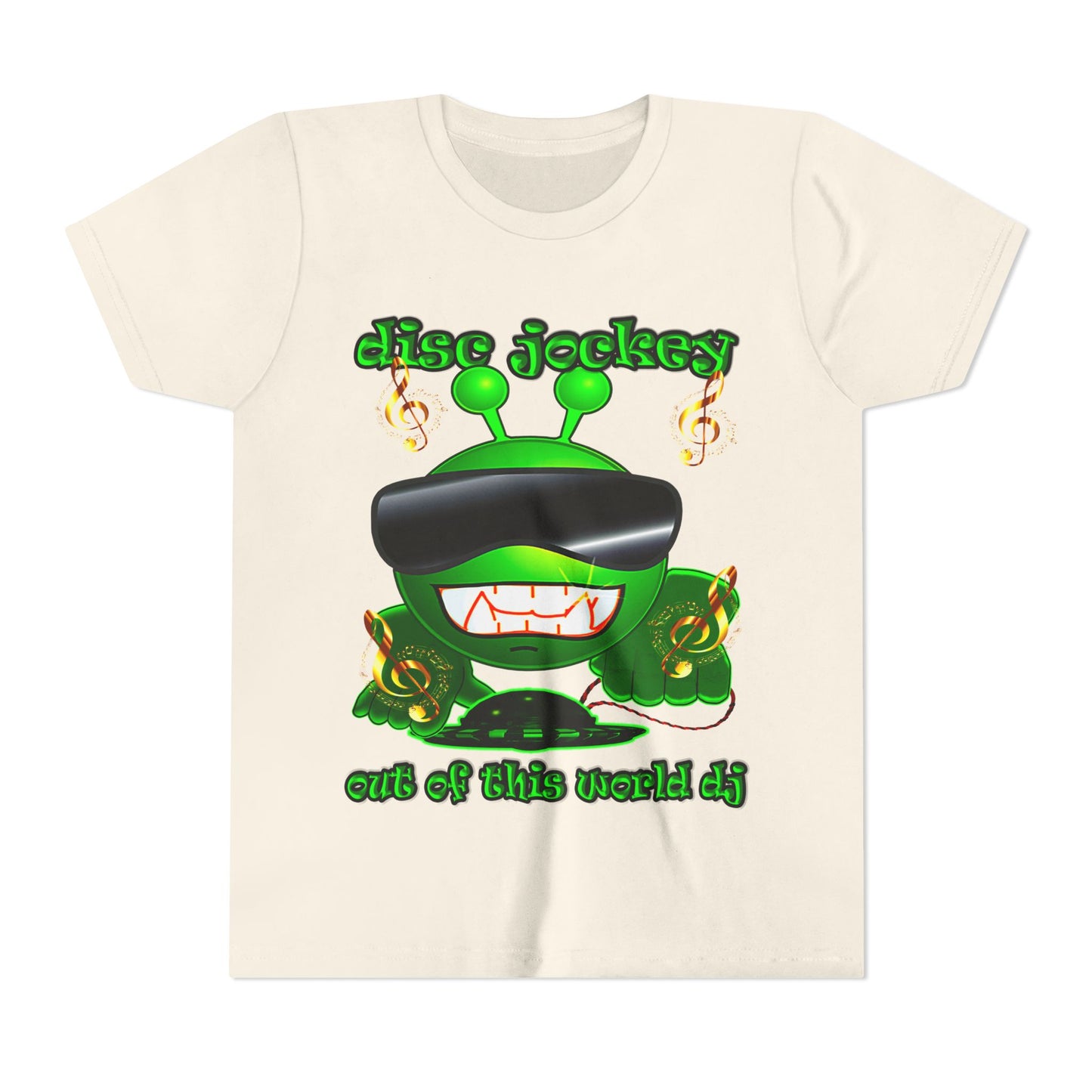 disc jockey - Youth Short Sleeve Tee