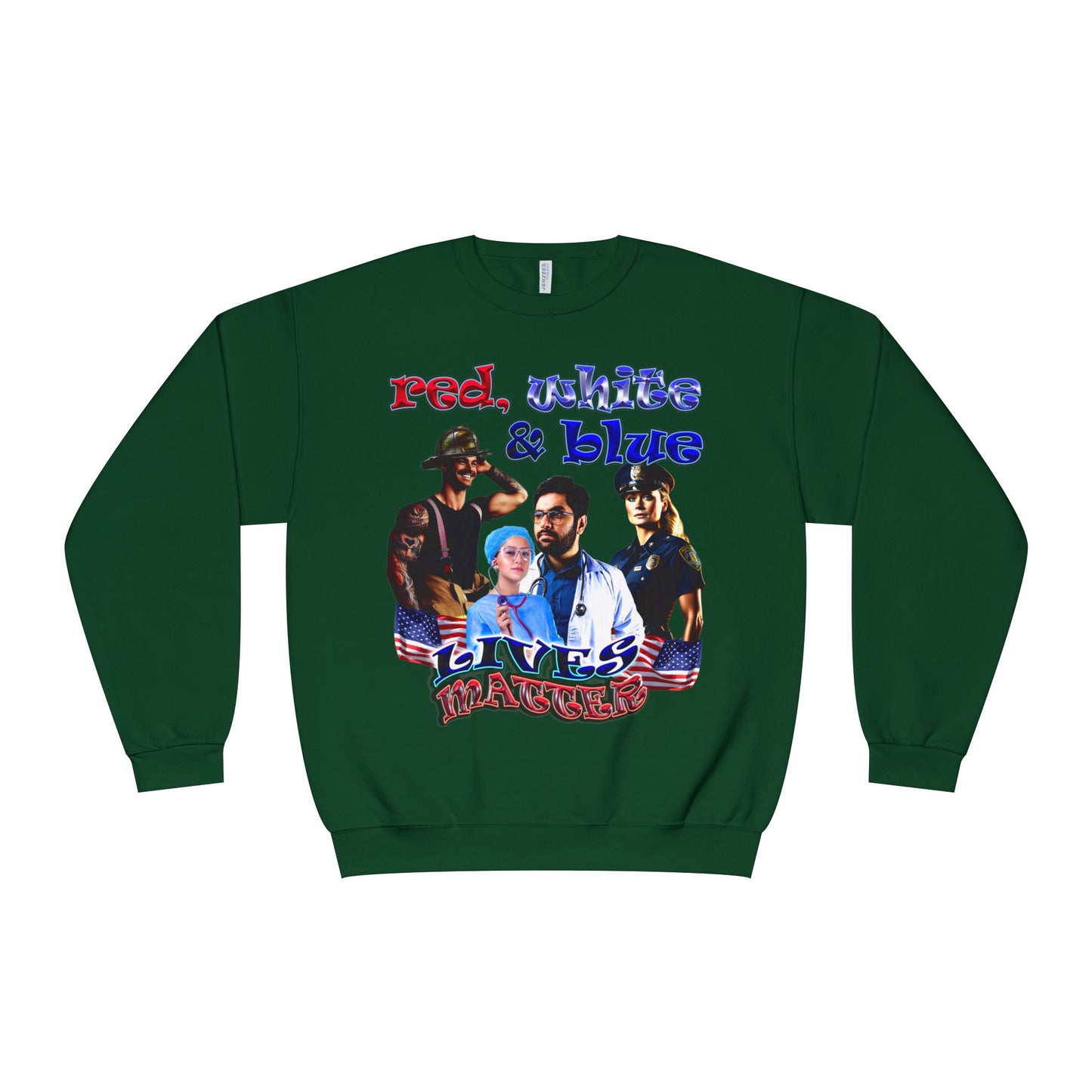 rw&b lives matter - Unisex NuBlend® Crewneck Sweatshirt