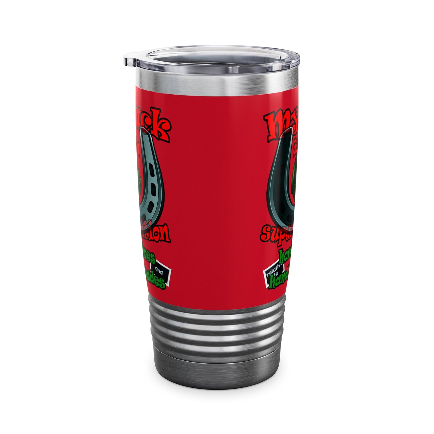 my luck - Ringneck Tumbler, 20oz (dark red)