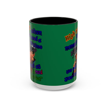 high noon - Accent Mug (dark green)