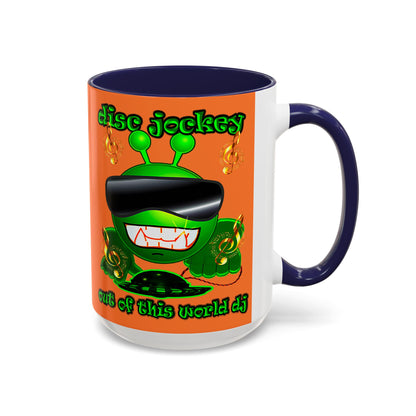 disc jockey - Accent Mug (crusta)