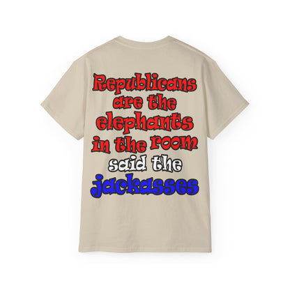 donkeys and elephants - Unisex Ultra Cotton Tee