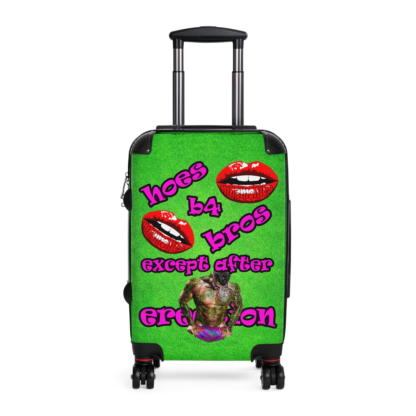 hoes b4 bros - Suitcase (green turf)