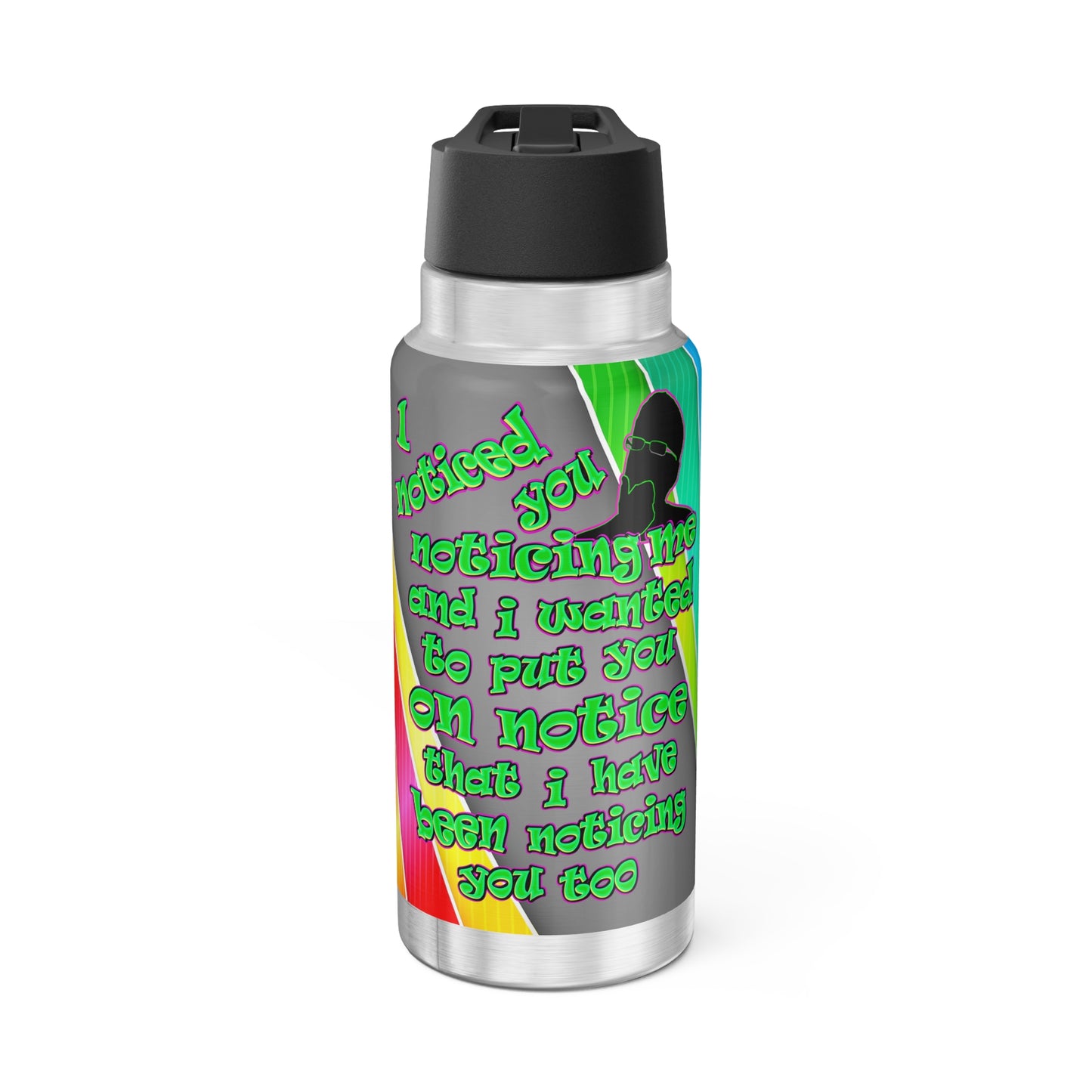 noticed you noticing - Gator Tumbler, 32oz  (rainbow split)