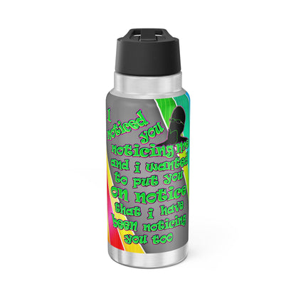 noticed you noticing - Gator Tumbler, 32oz  (rainbow split)