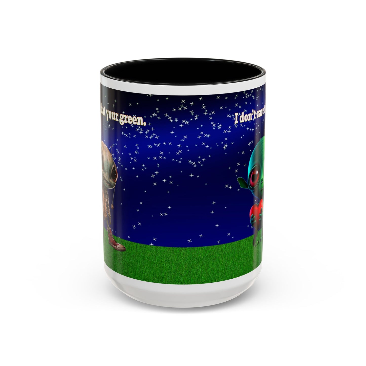 I don't care that your grey - Accent Mug ('snoops' background)