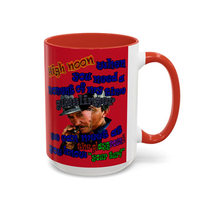 high noon - Accent Mug (dark red)