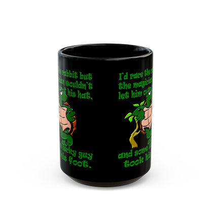 turtle race - Black Mug (black)