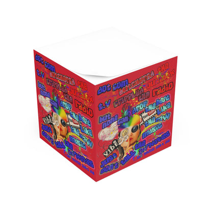 drop the beat - note cube (dark red)