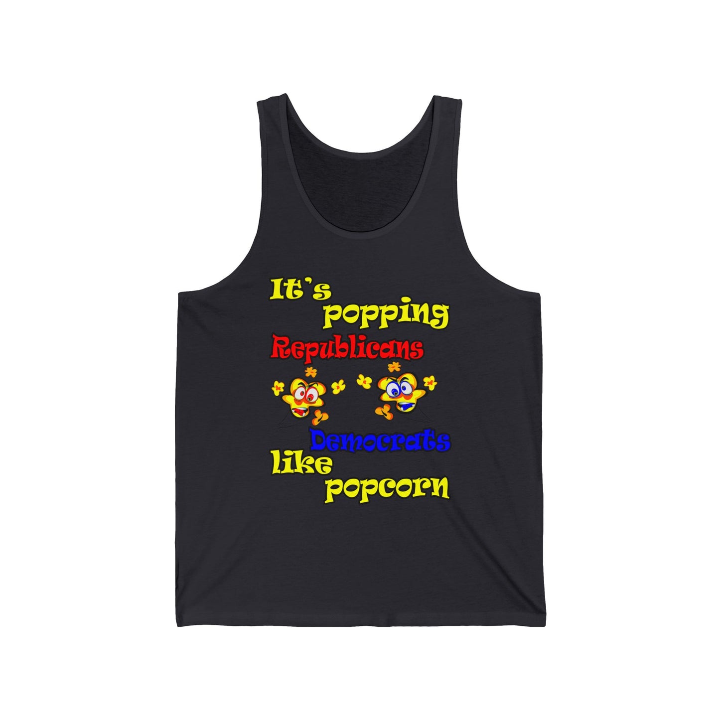 popping like popcorn - Unisex Jersey Tank