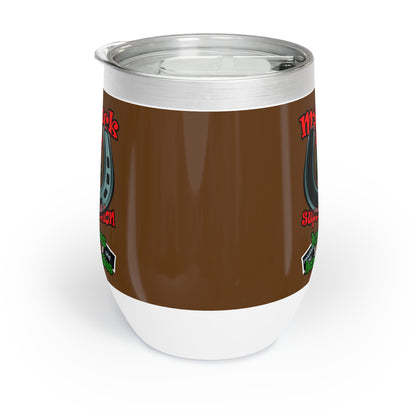 my luck - Chill Wine Tumbler (brown)