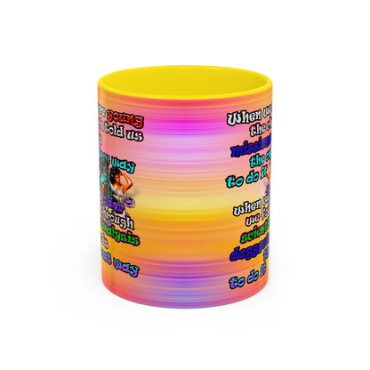 doggystyle - Accent Mug (color blur)
