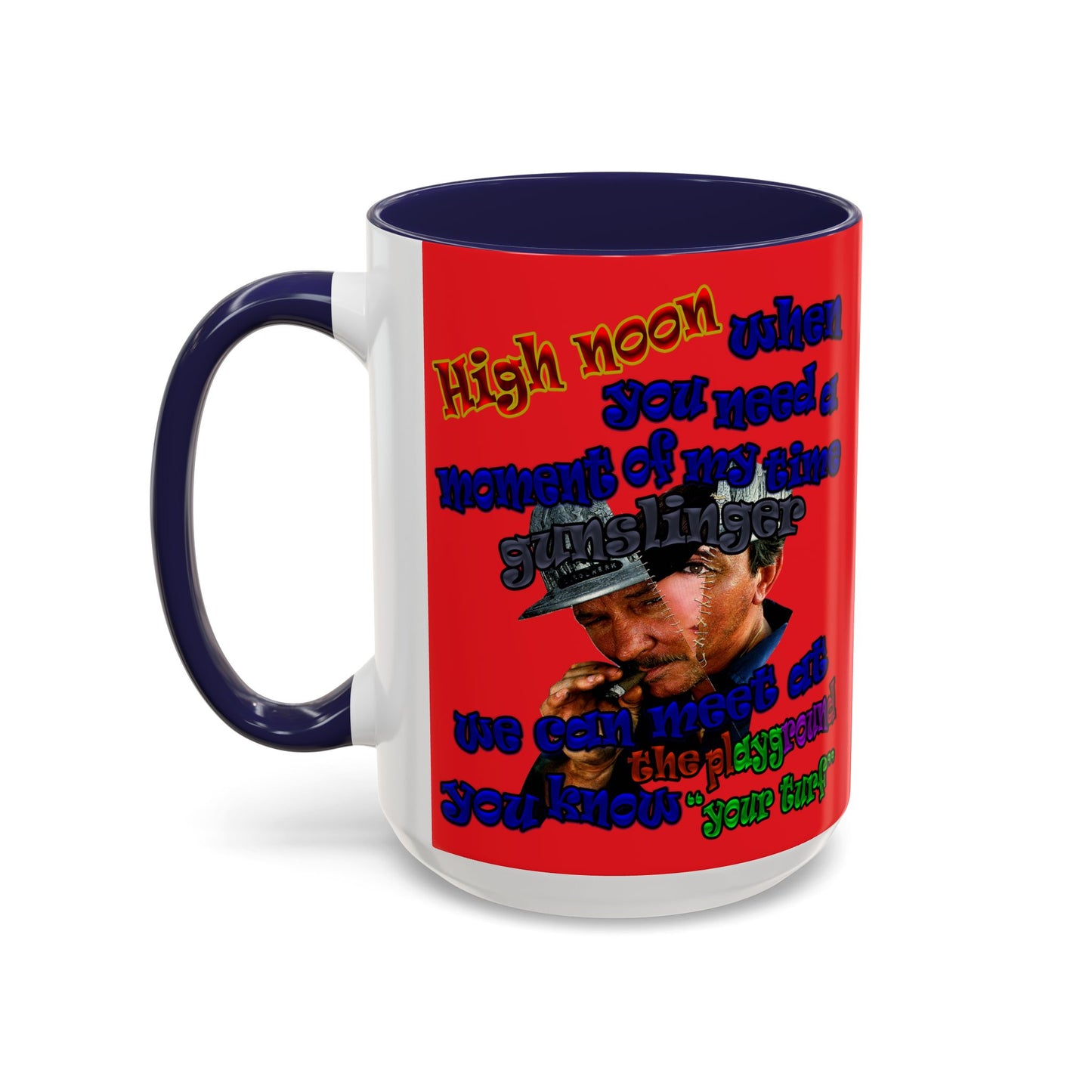 high noon - Accent Mug (red)