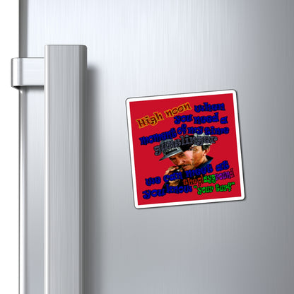 high noon - Magnets - (dark red)