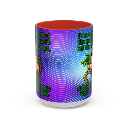 turtle race - Accent Mug (purple wave)