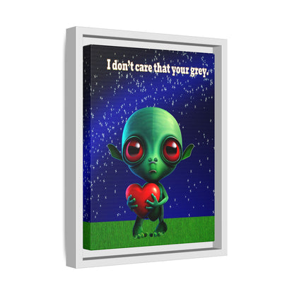 I don't care that your grey - framed canvas art ('snoops' background)
