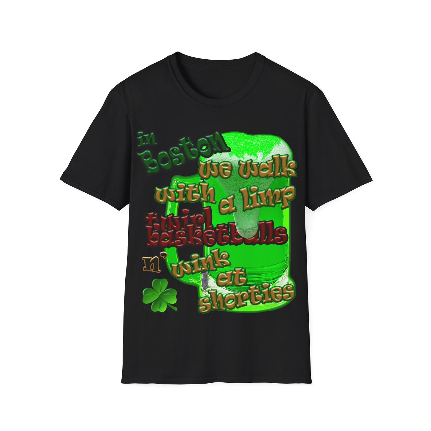 celtics logo - Unisex Softstyle T-Shirt