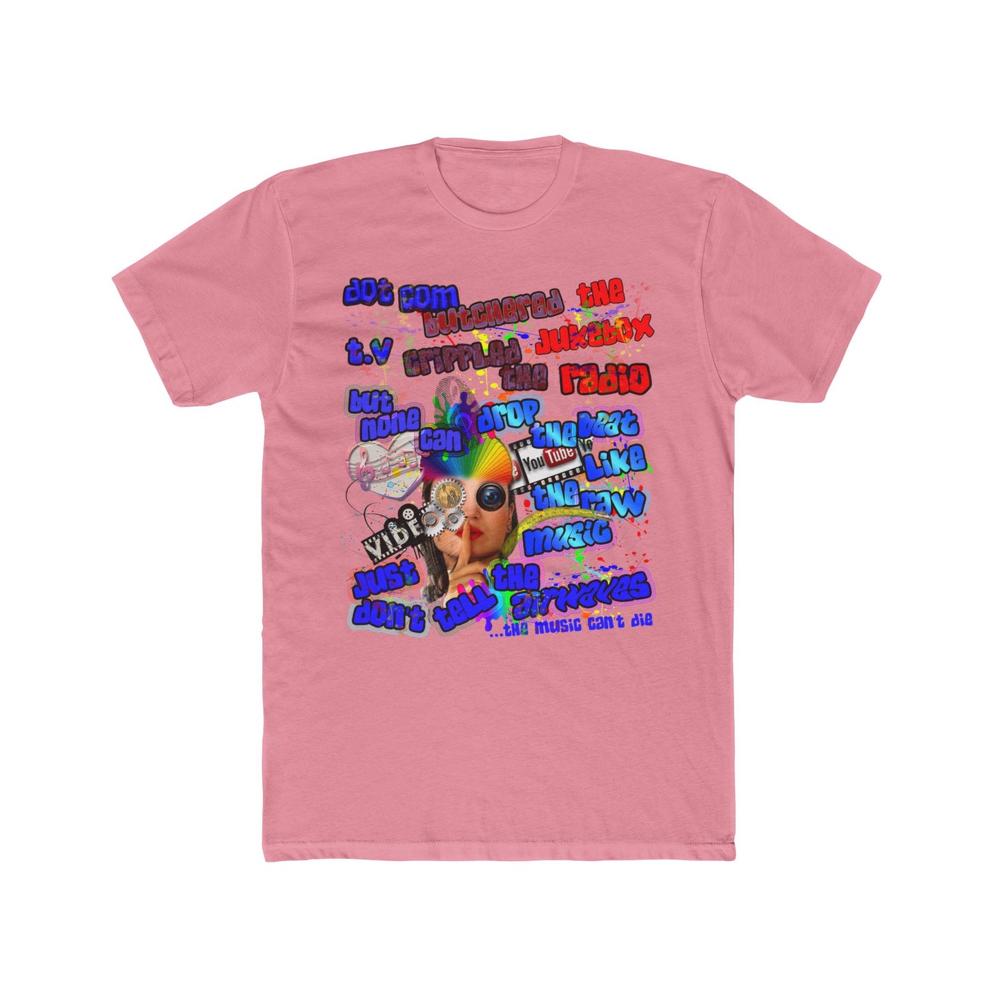 drop the beat - Men's Cotton Crew Tee