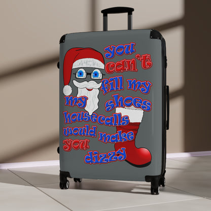 santa's shoes - Suitcase (dark grey)