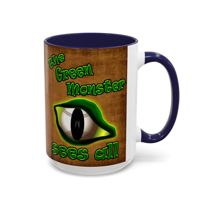 green monster - Accent Mug (brown papyrus)