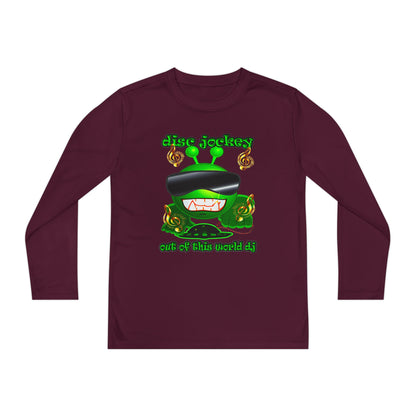 disc jockey - Youth Long Sleeve Competitor Tee