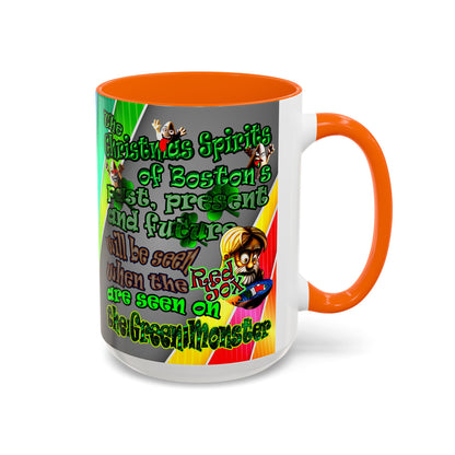 christmas spirits of boston - Accent Mug (rainbow split)
