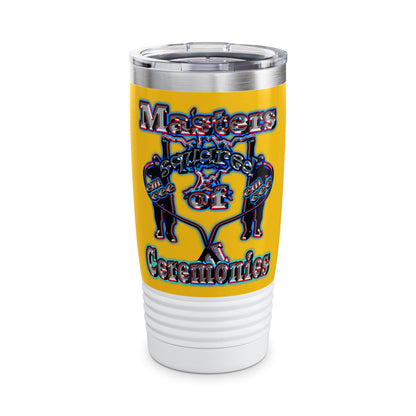 em cee squared - Ringneck Tumbler, 20oz (yellow)