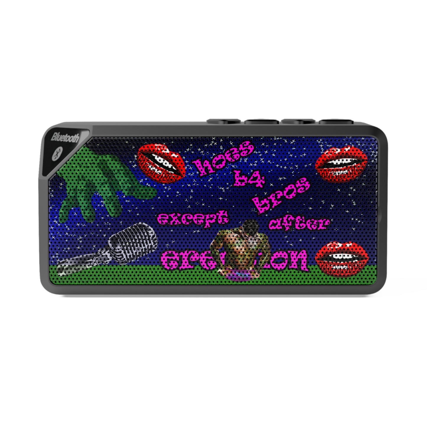 hoes b4 bros - Jabba Bluetooth Speaker ('snoops' background)