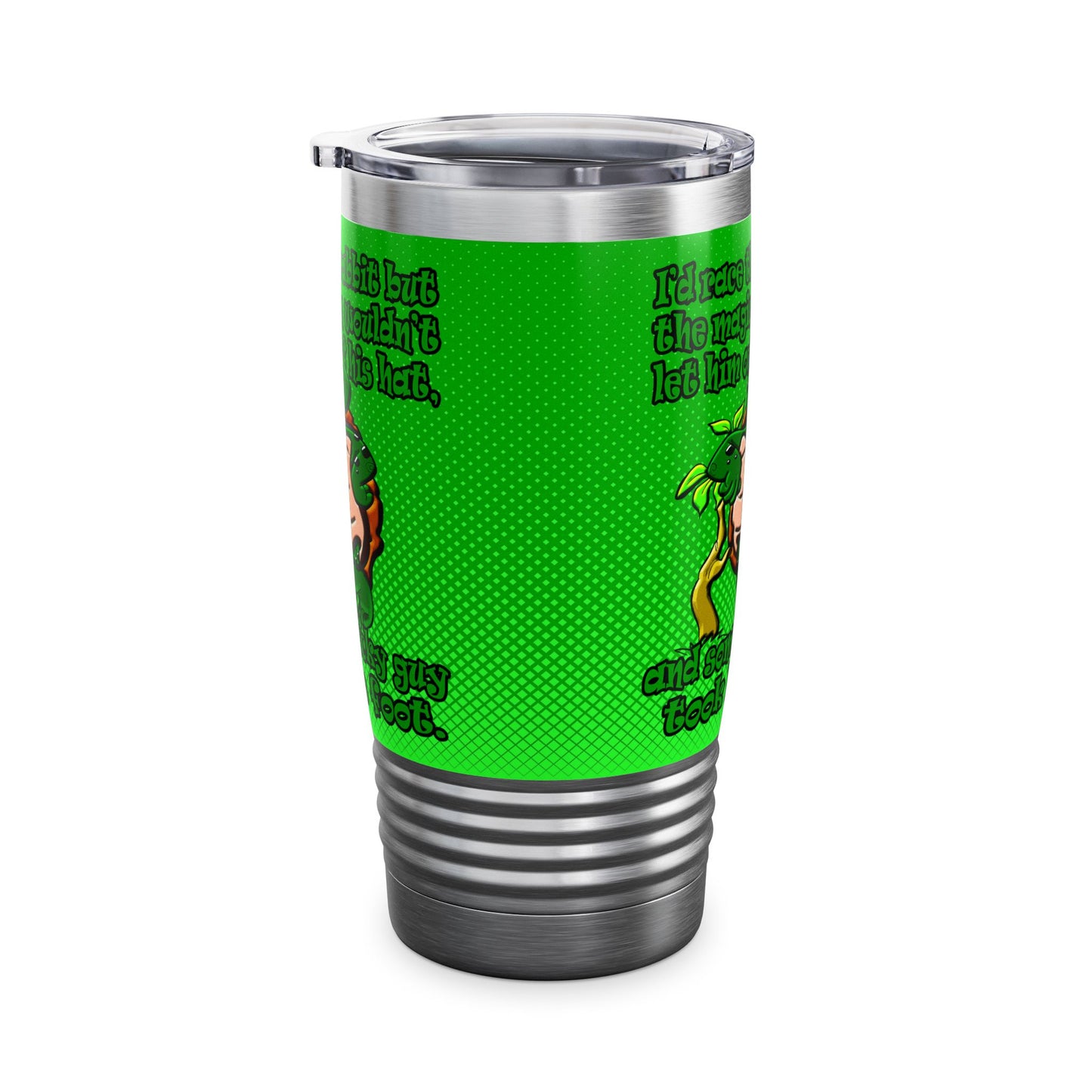 turtle race - Ringneck Tumbler, 20oz (logo green)