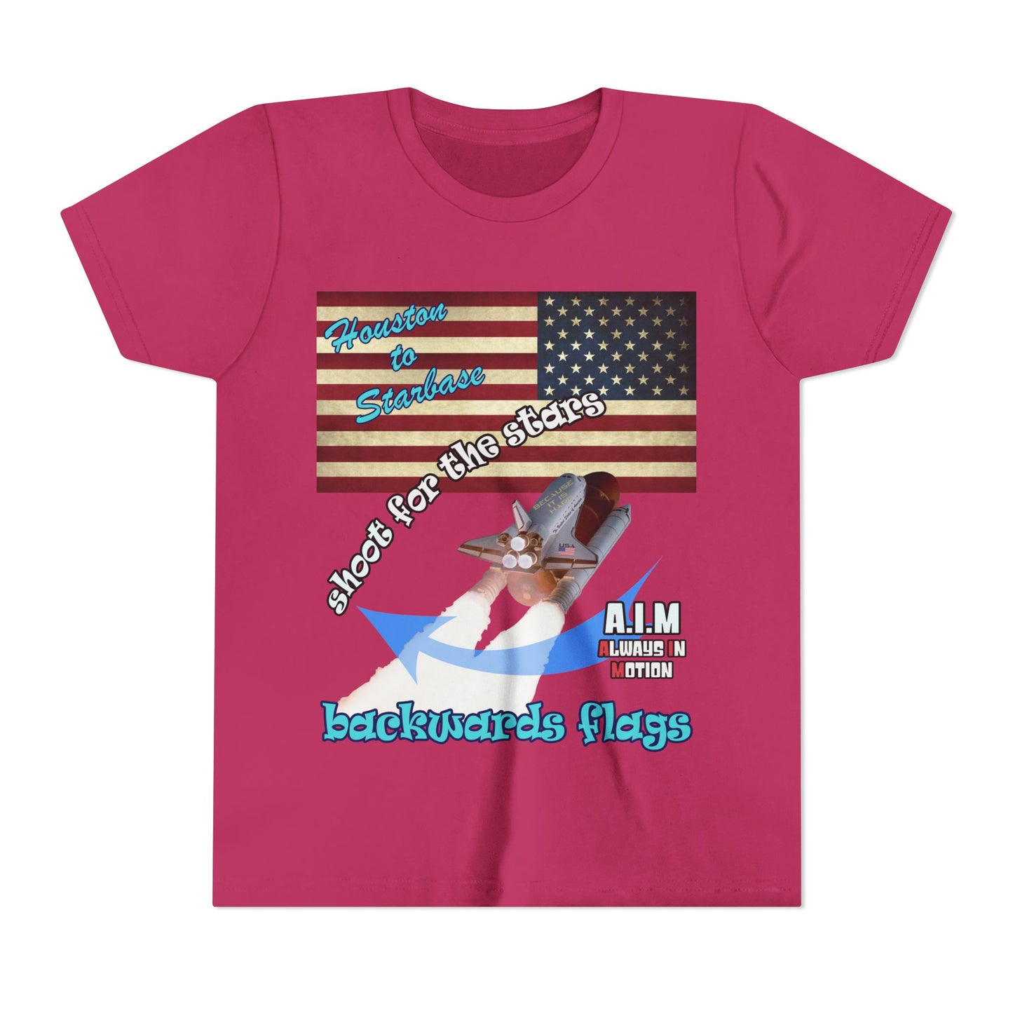 shoot for the stars - Youth Short Sleeve Tee