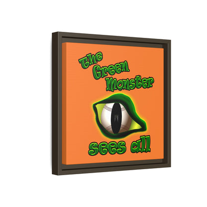 green monster - framed canvas art (crusta)
