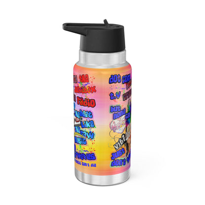 drop the beat - Gator Tumbler, 32oz  (color blur)