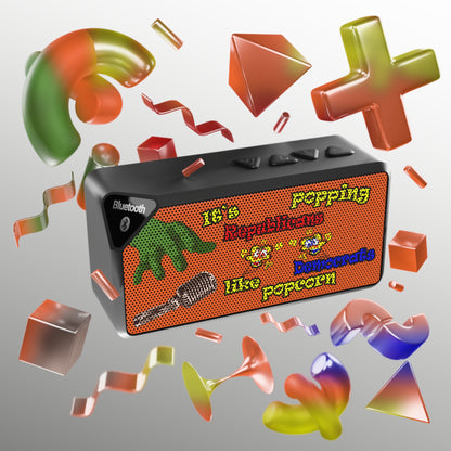 popping like popcorn - Jabba Bluetooth Speaker (orange)