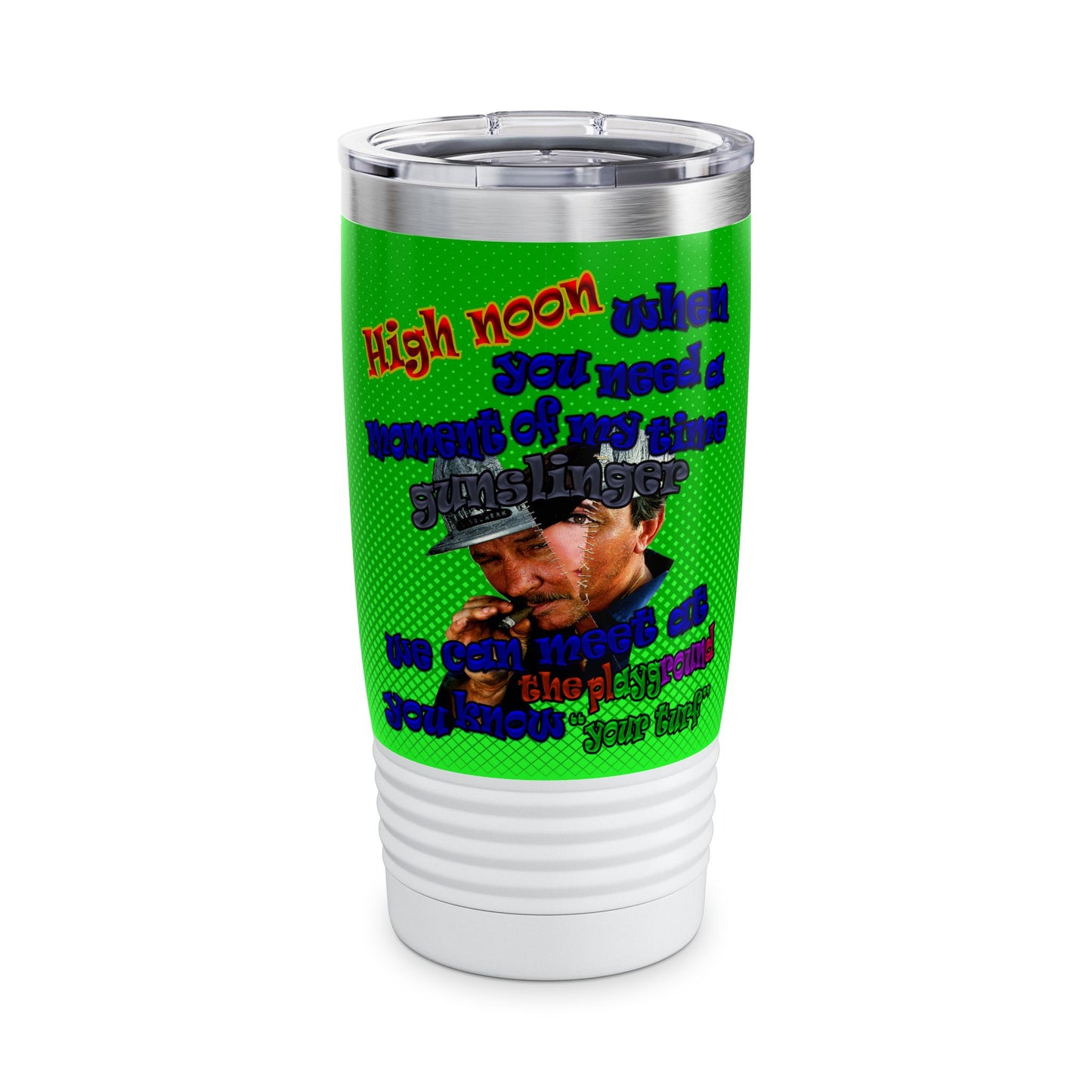 high noon - Ringneck Tumbler, 20oz (logo green)