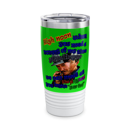 high noon - Ringneck Tumbler, 20oz (logo green)