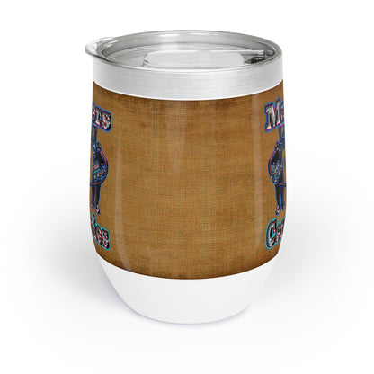 em cee squared - Chill Wine Tumbler (brown papyrus)